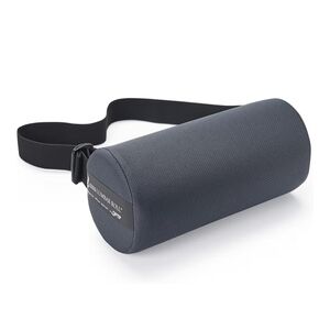 Black Lumbar Roll Support Cushion